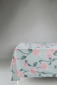 Dukar - Bomullsduk Alyssa (grön/rosa) (Storlek: 140 x 250 cm)