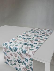 Bordslöpare - Löpare Wreath (blå) (Storlek: 40 x 140 cm)