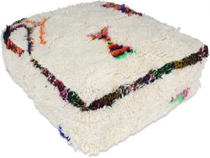 Sittpuff - Marockansk Beni Ourain (Storlek: 60 x 60 cm)
