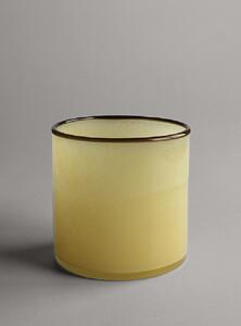Ljuslykta M - Harmony (soft yellow/amber) (Storlek: 10 x 10 cm)