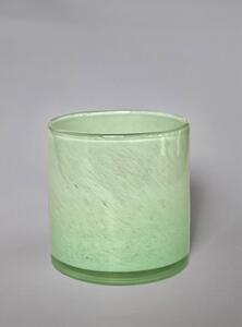 Ljuslykta M - Euphoria (soft green) (Storlek: 10 x 10 cm)