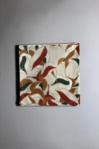Servett - 4-pack tygservett Amalie (beige/rost) (Storlek: 40 x 40 cm)
