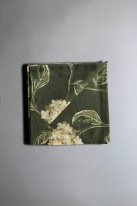 Servett - 4-pack tygservett Dorthe (grön) (Storlek: 40 x 40 cm)