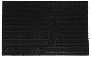 Dörrmatta - Teagan (svart) (Storlek: 45 x 75 cm)