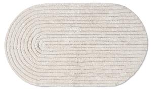 Oval badrumsmatta - Evena (offwhite) (Storlek: 50 x 90 cm)