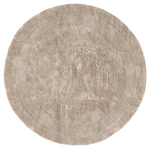 Rund badrumsmatta - Nila (beige) (Storlek: Ø 65 cm)