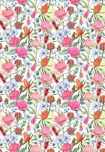 Wiltonmatta - Lois (rosa/multi) (Storlek: 200 x 280 cm)