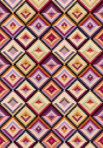 Wiltonmatta - Deia (rosa/multi) (Storlek: 160 x 230 cm)