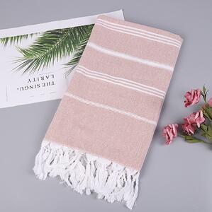 Filtar - Riga (rosa) (Storlek: 100 x 180 cm)