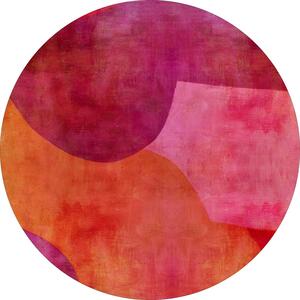 Runda mattor - Lazio (rosa) (Storlek: Ø 120 cm)