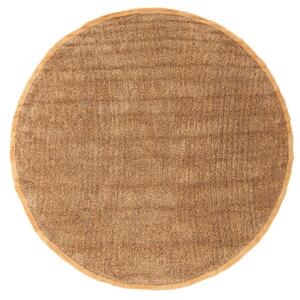 Rund matta - Celina Natural Cotton Shaggy (brun/orange) (Storlek: Ø 200 cm)
