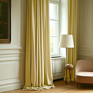 Gardiner - Linnegardin Melania (gul) (Storlek: 140 x 220 cm)