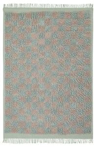 Ryamattor - Elsey Natural Cotton Shaggy (grå/rosa) (Storlek: 80 x 150 cm)