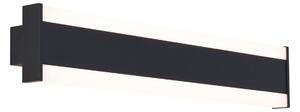 Modern vägglampa svart CCT 60 cm inkl. LED IP54 - Vanya