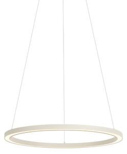 Design Taklampa Beige 60cm inkl. LED 3-Stegs Dimmer - Girello