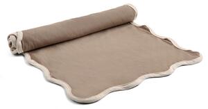 Bordslöpare - Yrsa (mörkbeige) (Storlek: 35 x 120 cm)