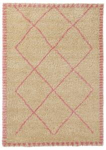 Ryamattor - Tiznit (beige/rosa) (Storlek: 160 x 230 cm)