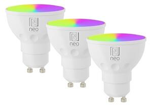 Immax NEO 07724CDO-KIT 3xLED RGB Ljusreglerad glödlampa GU10/6W/230V Wi-Fi Tuya+RC