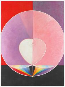 Bildreproduktion The Dove No.2 (Rainbow Abstract Heart) - Hilma af Klint