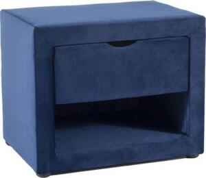 Eton 1 sängbord - Blå sammet - Sängbord
