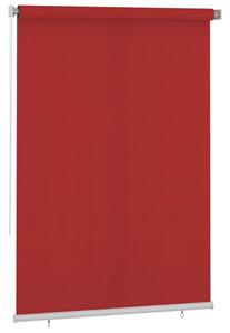 Rullgardin utomhus 160x230 cm röd HDPE