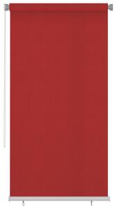 Rullgardin utomhus 120x230 cm röd HDPE