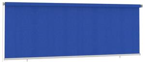 Rullgardin utomhus 400x140 cm blå HDPE