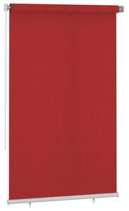 Rullgardin utomhus 140x230 cm röd HDPE
