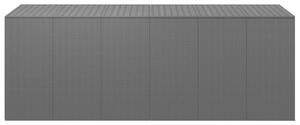 Dynbox PE-rotting 291x100,5x104 cm svart