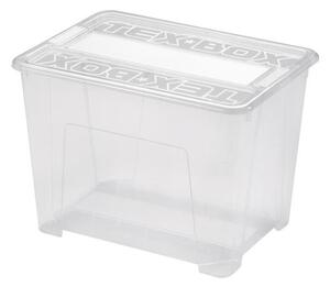 Förvaringslåda TEX BOX 21 l genomskinlig