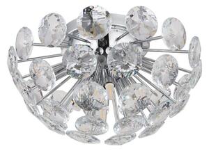 Globo 16047DC - Taklampa VIRINA 10xG9/7W/230V skinande krom diameter 39 cm