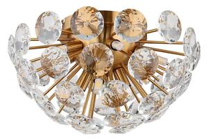 Globo 16047D - Taklampa VIRINA 10xG9/7W/230V guld diameter 39 cm