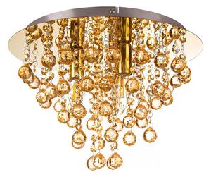Globo 63040345X - Taklampa LONDON 3xE14/40W/230V diameter 38 cm guld