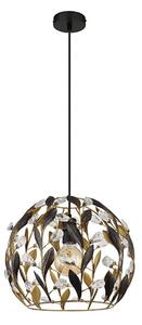 Globo 15759H - Ljuskrona med textilsladd MIKA 1xE27/40W/230V diameter 40 cm