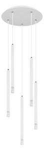 Globo 15629W-5 - Ljuskrona med textilsladd RYAN 5xG9/4W/230V diameter 34 cm