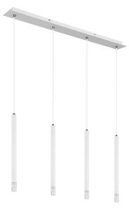 Globo 15629W-4 - Ljuskrona med textilsladd RYAN 4xG9/4W/230V