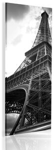 Canvas Tavla - Oneiric Paris - black and white - 45x135