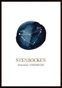 Stenbocken (Egen Text) Poster