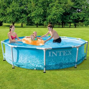 INTEX Pool Beachside metallram 305x76 cm
