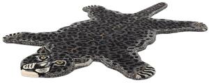Leopard Matta - Svart 100x160