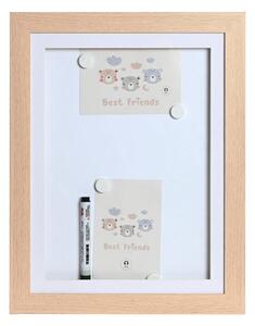 Tavla Home ESPRIT Vit Naturell 34 x 3 x 44 cm