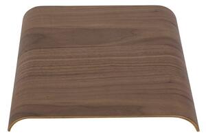 AYTM - Curva Wooden Tray/top panel for stool - Stolsmatta - Walnut - L33xW32
