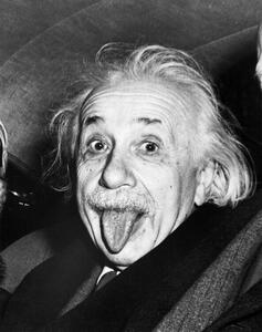 Fotografi Albert Einstein Sticking Out His Tongue, Bettmann