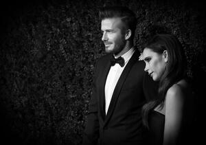 Fotografi David Beckham and Victoria, Mike Marsland