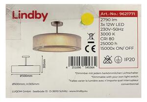 Lindby - LED ljusreglerad hängande ljuskrona PIKKA 3xLED/12W/230V
