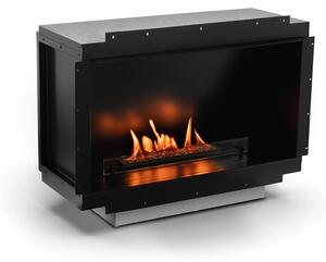 Neo 500 brännare - inbyggnadskamin - Planika Fires - Färg: Svart - Storlek: 76,9 cm x 55,2 cm x 33,4 cm