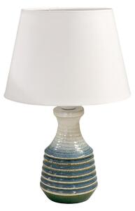 Heinz Schlichting bordslampa, blå/grå