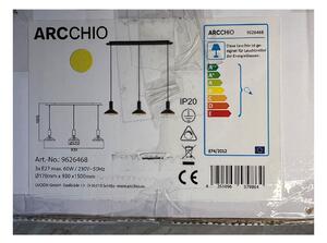Arcchio - Ljuskrona med textilsladd JAIKA 3xE27/60W/230V