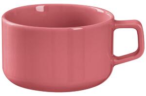 VEGA Cappuccinokopp Alegria; 33 cl, 9.9x6.4 cm (ØxH); Ljusröd; Rund; 6 Styck / Förpackning