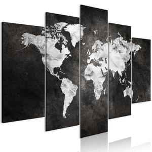 Canvas Tavla - Dark World (5 delar) Wide - 100x50